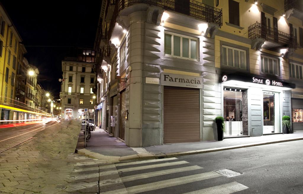 Style Hotel Milan Bagian luar foto